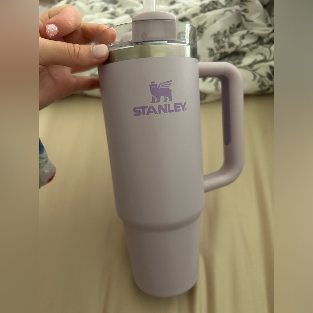 Stanley Pastel Purple Travel Tumbler with Handle